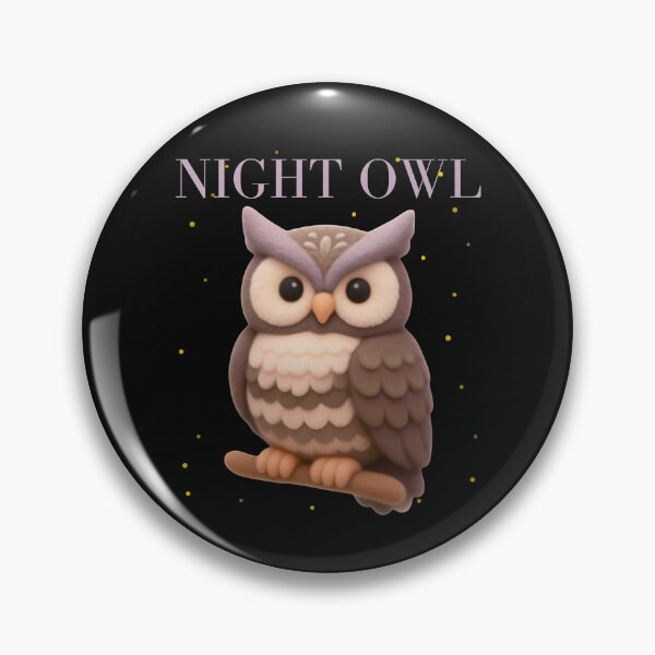 Item preview, Cute Kawaii Night Owl – Fluffy Starry Night Aesthetic   designed and sold by Y2kSurge.