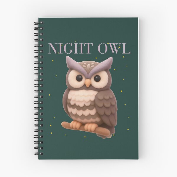 Item preview, Cute Kawaii Night Owl – Fluffy Starry Night Aesthetic   designed and sold by Y2kSurge.