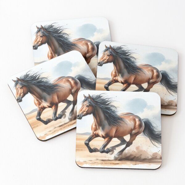 Item preview, Wild Mustang Running Free designed and sold by DeDennen.