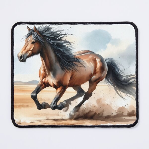 Item preview, Wild Mustang Running Free designed and sold by DeDennen.