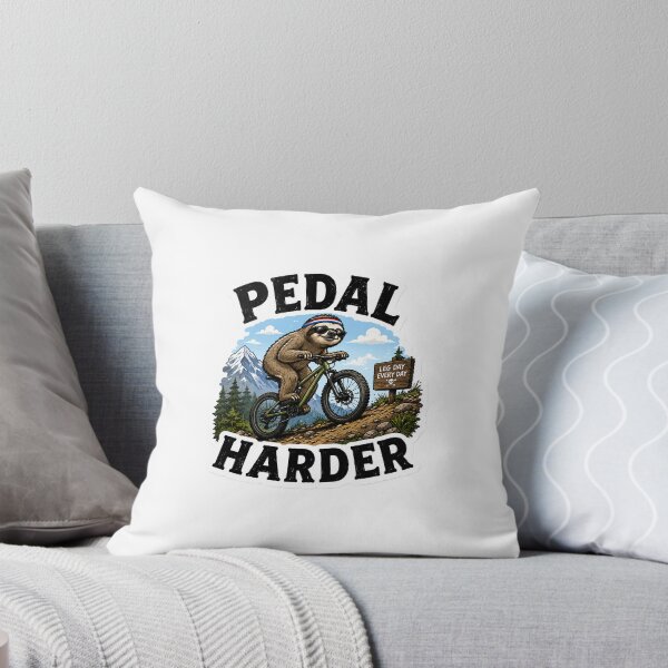 Item preview, Pedal Harder Sloth MTB Sticker designed and sold by Airha198.