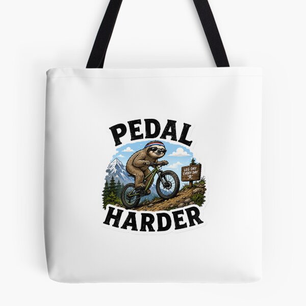 Item preview, Pedal Harder Sloth MTB Sticker designed and sold by Airha198.