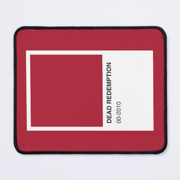 Item preview, Dead Redemption Video Game Red Colour Swatch - Red Border designed and sold by The Colourful Game.