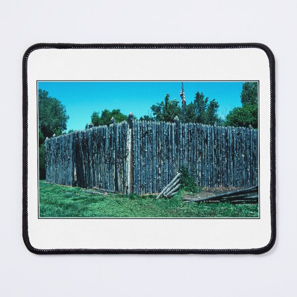 Item preview, Ogden, Utah, July 12, 1998, Fort Buenaventura Park, Wooden Stockade Fence designed and sold by AMacGPhilly.