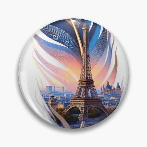 Item preview, Paris Feather Art | Eiffel Tower Feather Design | France Travel Illustration | Paris Aesthetic Sticker | French Landmark Artwork designed and sold by GalleryPeak.