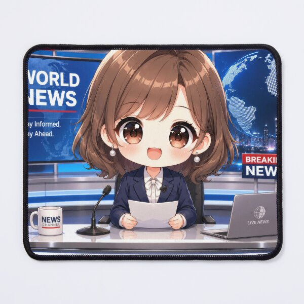 Item preview, Cute Chibi News Anchor designed and sold by konkapo00.