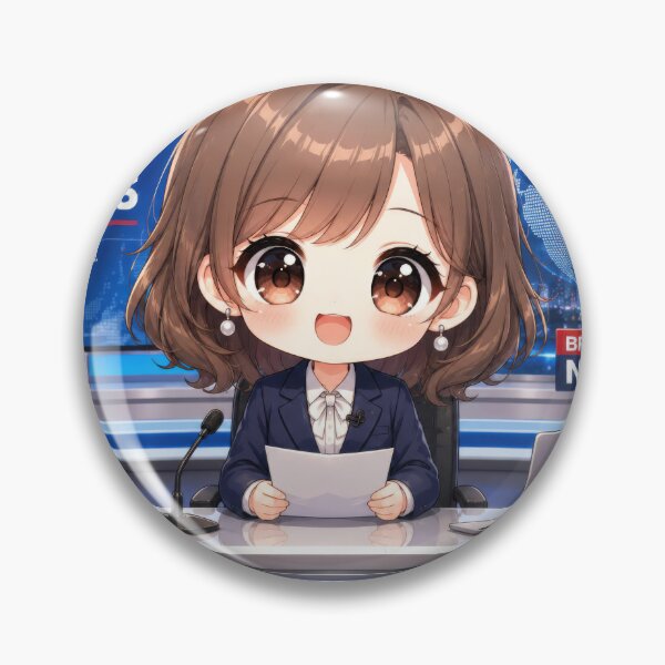 Item preview, Cute Chibi News Anchor designed and sold by konkapo00.