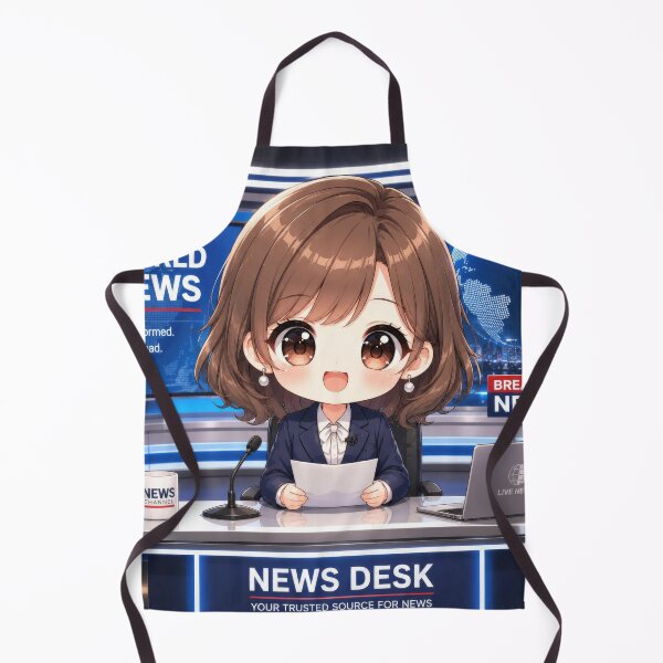 Item preview, Cute Chibi News Anchor designed and sold by konkapo00.