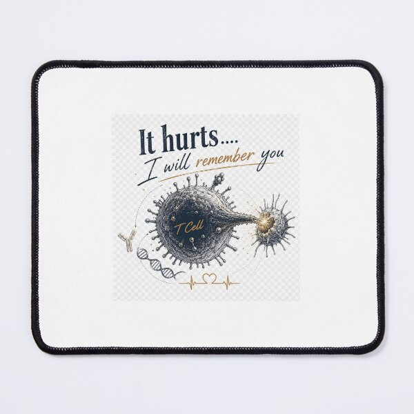 Item preview, T Cell Immunology Shirt – It Hurts I Will Remember You – Medical Student Biology Tee designed and sold by Smarteeshop.