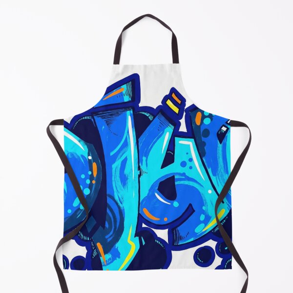 Item preview, BLUE Graffiti – Neon Urban Street Art designed and sold by NeonSpiritArt.