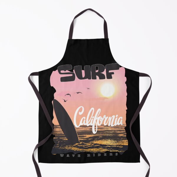 Item preview, Surf California Sunset Vintage Beach Vibes Ocean Waves Surfboard Aesthetic designed and sold by StickerAndLove.