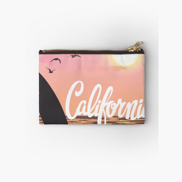 Item preview, Surf California Sunset Vintage Beach Vibes Ocean Waves Surfboard Aesthetic designed and sold by StickerAndLove.