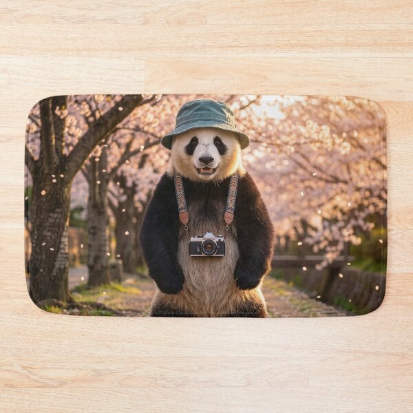 Item preview, Panda Bear Tourist Visits Kyoto designed and sold by Tridentulus.
