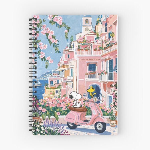 Item preview, Snoopy in Italy Relaxing Pastel Themed Scenery  designed and sold by N0WUC1.