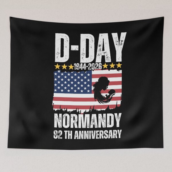 Item preview, D-Day 82nd Anniversary Operation Overlord Normandy 1944 Historical Tribute designed and sold by BOUCHERIT amine.
