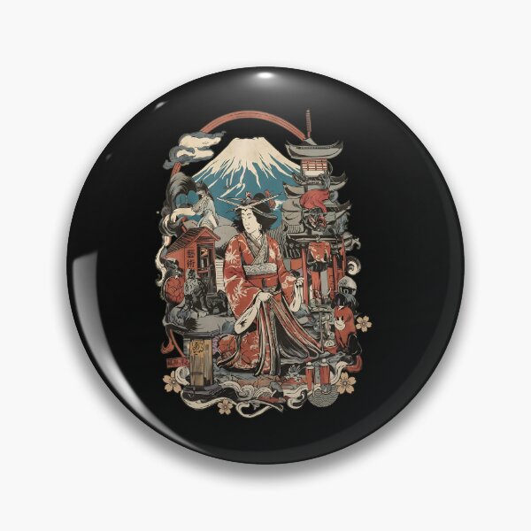 Item preview, Historical Art Fusion Japanese Warrior Design designed and sold by Sugengthecraftd.