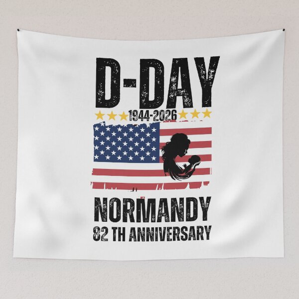 Item preview, D-Day 82nd Anniversary Operation Overlord Normandy 1944 Historical Tribute designed and sold by BOUCHERIT amine.