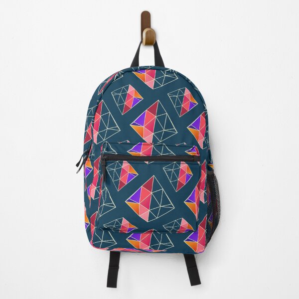 Item preview, Abstract geometric low poly wireframe seamless pattern on teal background designed and sold by Longsilp.