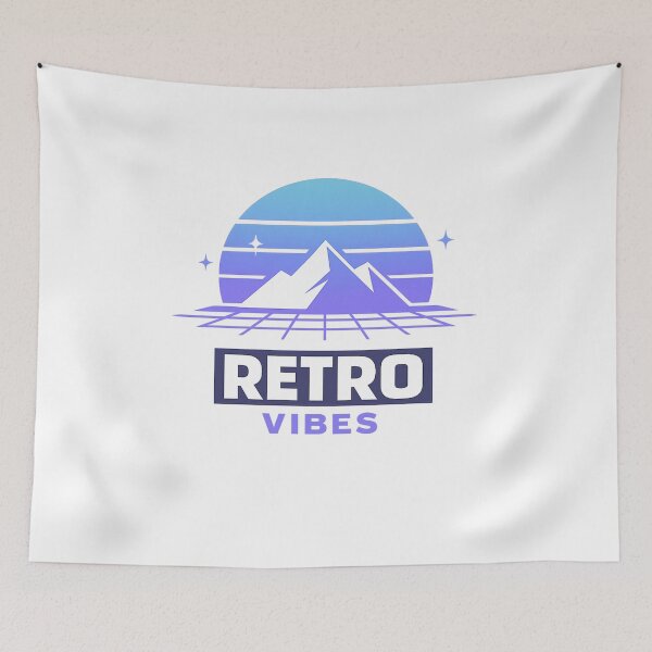 Item preview, Retro Vibes Minimalist 80s Vector Sunset T-Shirt Design designed and sold by Newthingzy.