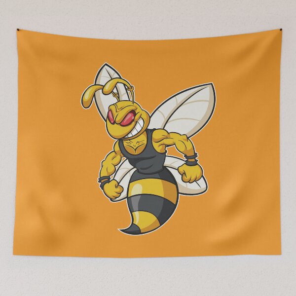 Item preview, Muscular Bee – Strong Funny Fitness Insect Design designed and sold by MerlinWear.