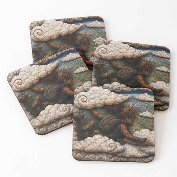 Item preview, Sky Diver Over the Clouds | Adventure Diorama Art designed and sold by IGLCreative.