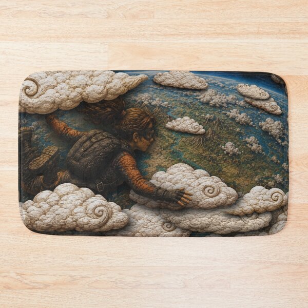 Item preview, Sky Diver Over the Clouds | Adventure Diorama Art designed and sold by IGLCreative.