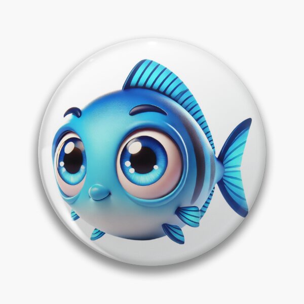 Item preview, Adorable Bluefish designed and sold by Sillytoe.