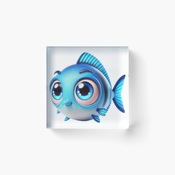 Item preview, Adorable Bluefish designed and sold by Sillytoe.