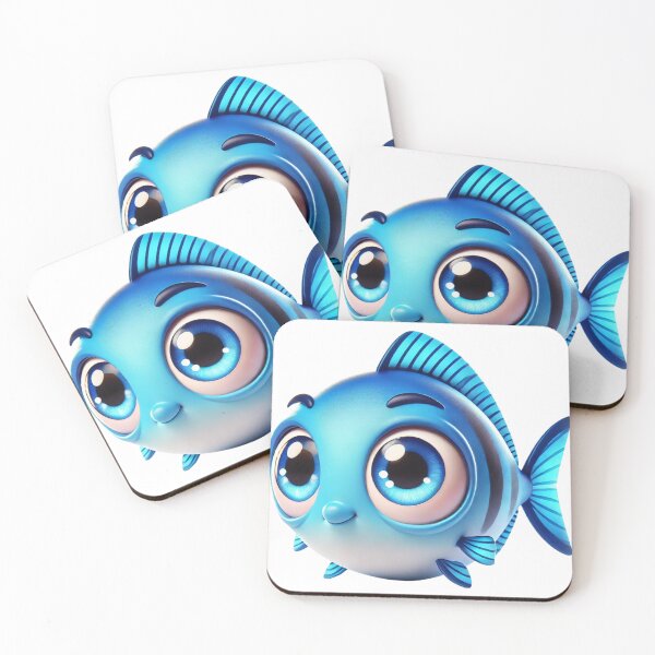 Item preview, Adorable Bluefish designed and sold by Sillytoe.