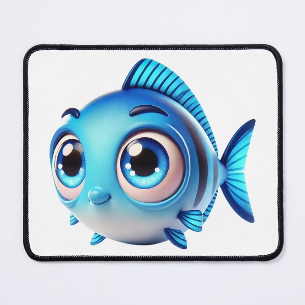 Item preview, Adorable Bluefish designed and sold by Sillytoe.