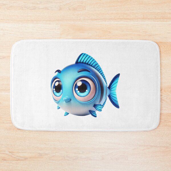 Item preview, Adorable Bluefish designed and sold by Sillytoe.