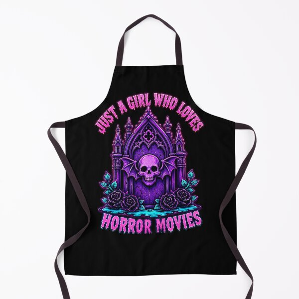 Item preview, Just A Girl Who Loves Horror Movies Gothic Skull designed and sold by Victor Shadehorn.