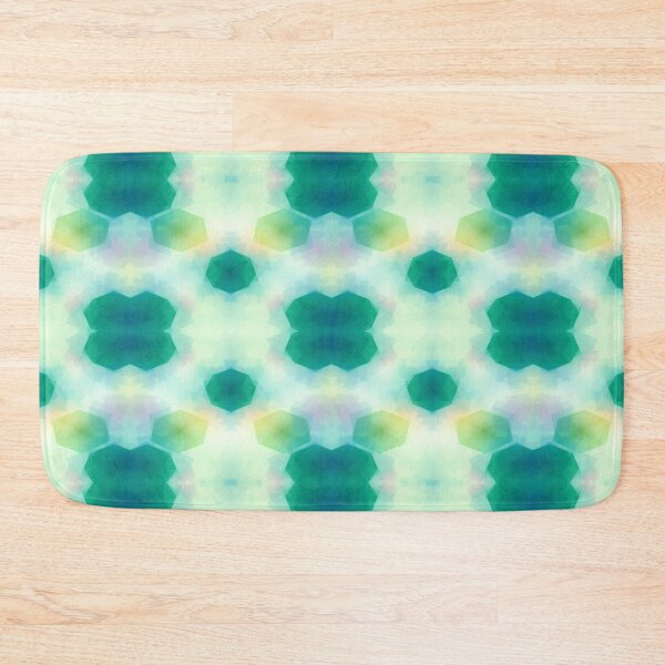 Item preview, Soft Green Geometric Watercolor Pattern | Abstract Sage and Teal Mosaic Design designed and sold by Sachie's Studio.