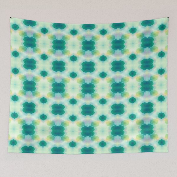 Item preview, Soft Green Geometric Watercolor Pattern | Abstract Sage and Teal Mosaic Design designed and sold by Sachie's Studio.
