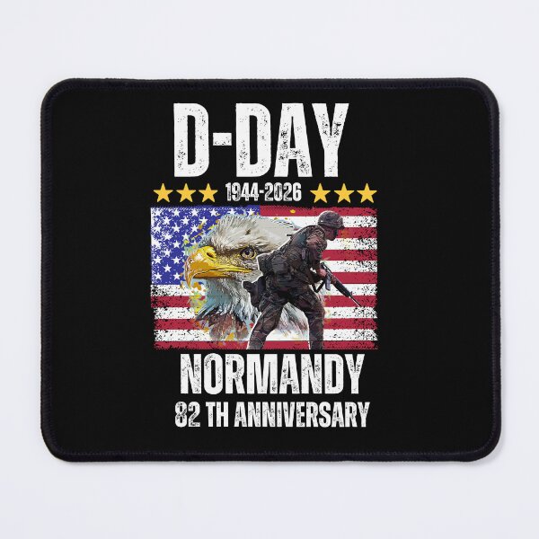 Item preview, D-Day 82nd Anniversary Operation Overlord Normandy 1944 Historical Tribute designed and sold by BOUCHERIT amine.