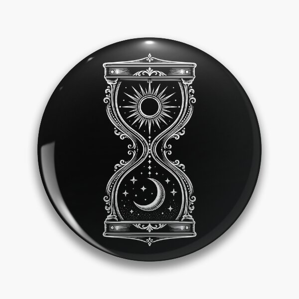 Item preview, Celestial Hourglass Sun Moon Gothic Art designed and sold by Victor Shadehorn.