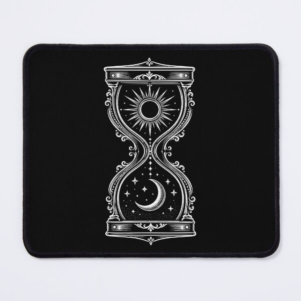 Item preview, Celestial Hourglass Sun Moon Gothic Art designed and sold by Victor Shadehorn.