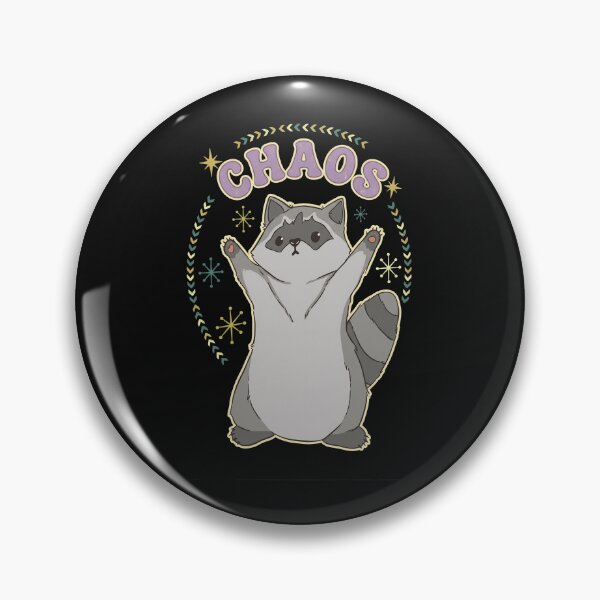 Item preview, Raccoon Waving Arms Chaos Cute Animal designed and sold by Sugengthecraftd.
