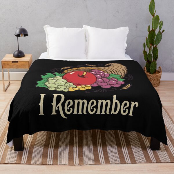 Item preview, I Remember Cornucopia Harvest Fruit Vintage Design designed and sold by Sugengthecraftd.