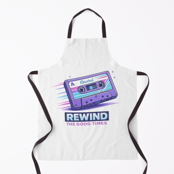 Item preview, Rewind The Good Times Retro Cassette Tape Minimalist T-Shirt Design designed and sold by Newthingzy.