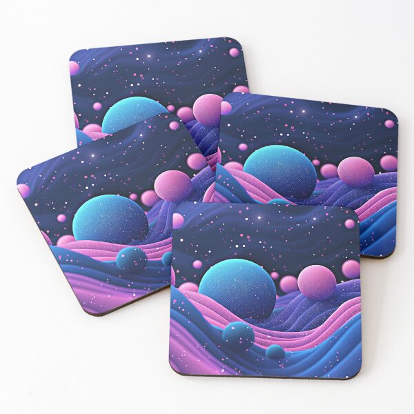 Item preview, Sci-Fi Fantasy Futuristic Galaxy In Blue And Pink designed and sold by DEC02.