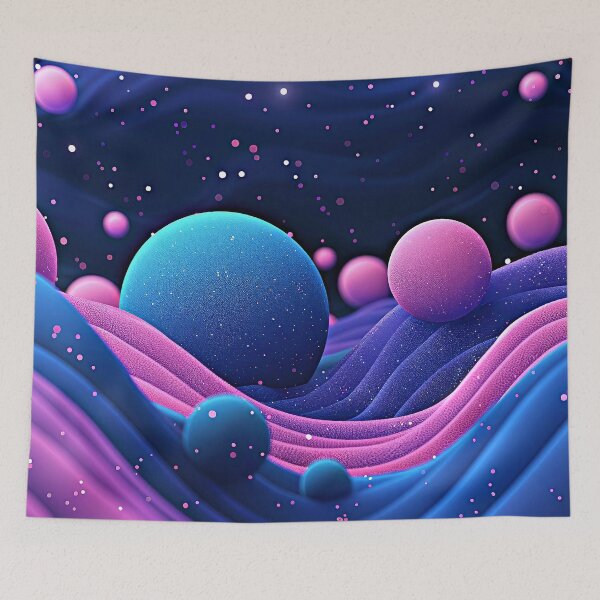 Item preview, Sci-Fi Fantasy Futuristic Galaxy In Blue And Pink designed and sold by DEC02.