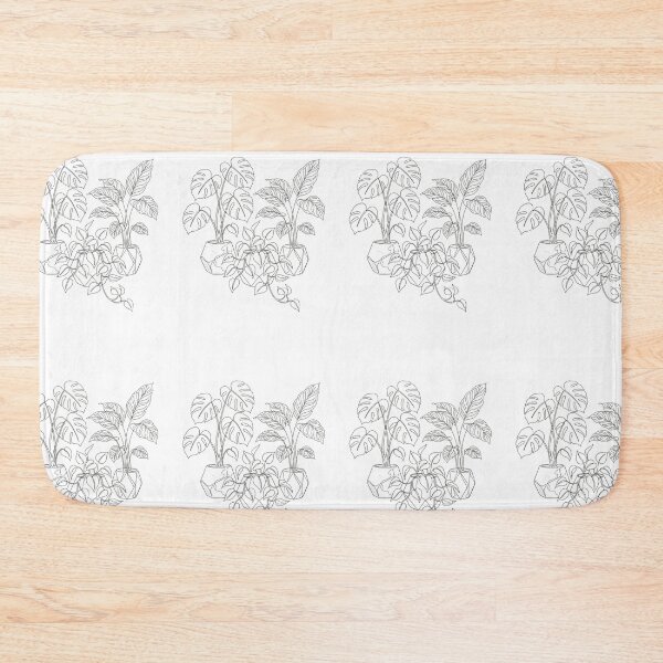 Item preview, Minimalist Plant Parent Line Art Aesthetic Monstera Botanical designed and sold by PictoVibe.