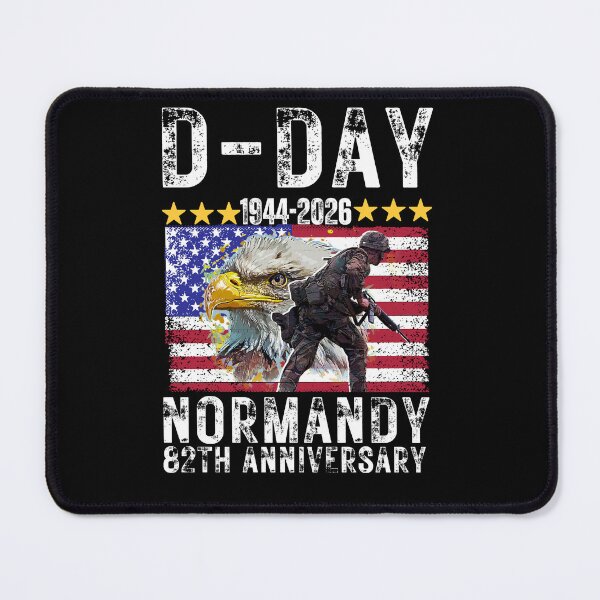 Item preview, D-Day 82nd Anniversary Operation Overlord Normandy 1944 Historical Tribute designed and sold by BOUCHERIT amine.