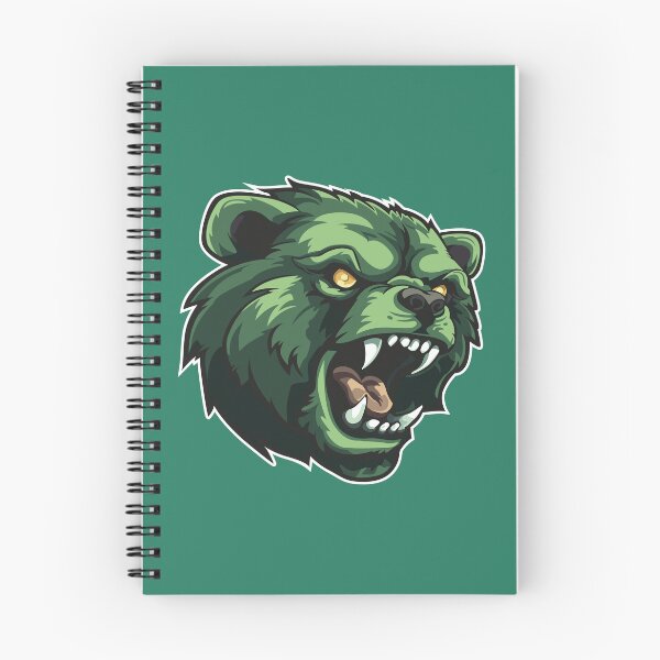 Item preview, Roaring Green Zombie Bear – Undead Monster Horror Design designed and sold by MerlinWear.