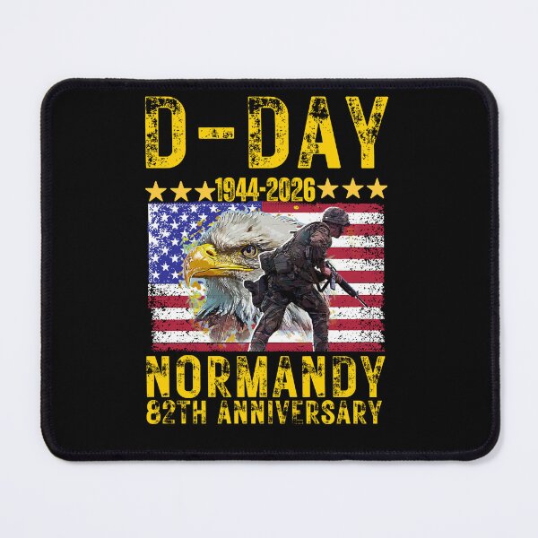 Item preview, D-Day 82nd Anniversary Operation Overlord Normandy 1944 Historical Tribute designed and sold by BOUCHERIT amine.