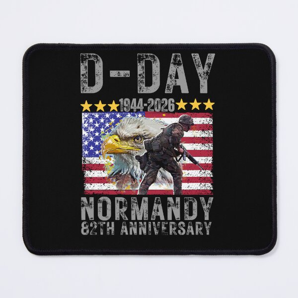 Item preview, D-Day 82nd Anniversary Operation Overlord Normandy 1944 Historical Tribute designed and sold by BOUCHERIT amine.