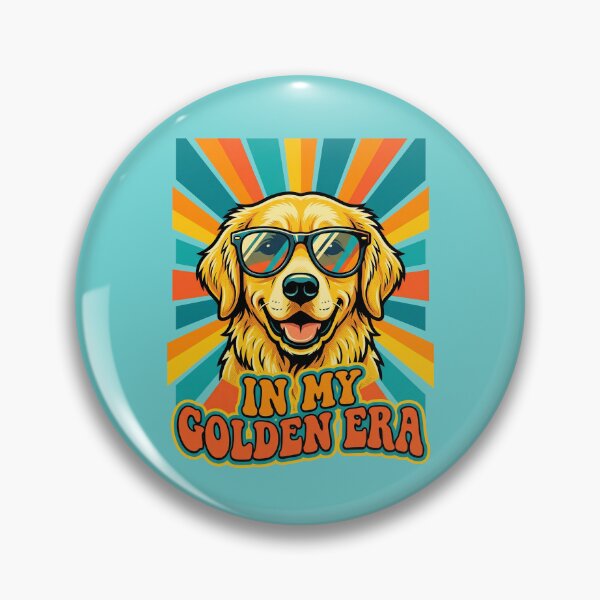 Item preview, In My Golden Era Retro Retriever Dog Sunglasses Graphic Tee 1 designed and sold by ChinkyCat Official.