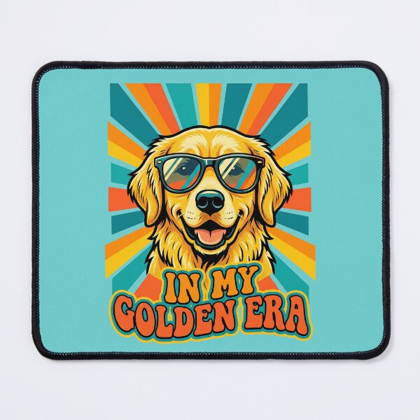 Item preview, In My Golden Era Retro Retriever Dog Sunglasses Graphic Tee 1 designed and sold by ChinkyCat Official.