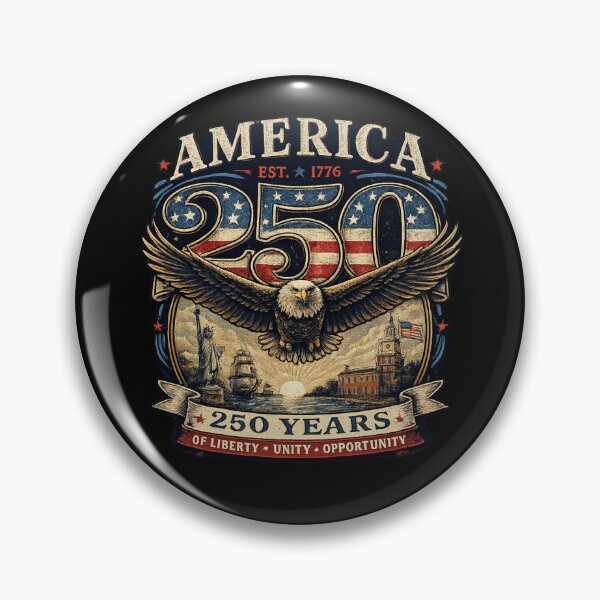Item preview, America 250 Years of Liberty Patriotic Bald Eagle designed and sold by MotleyMethod.